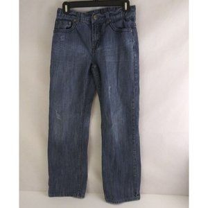 Helix Slim Boot Instinct Is A Virtue Distressed Embroidered Jeans Boys Size 16